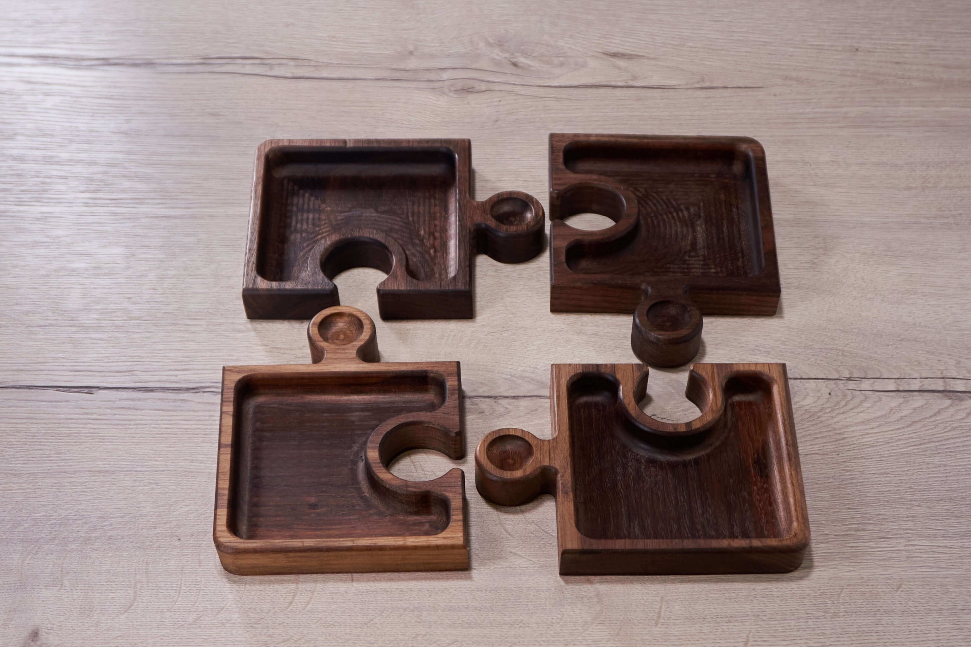 Wooden Puzzle Plate 4 in 1_CrafTech