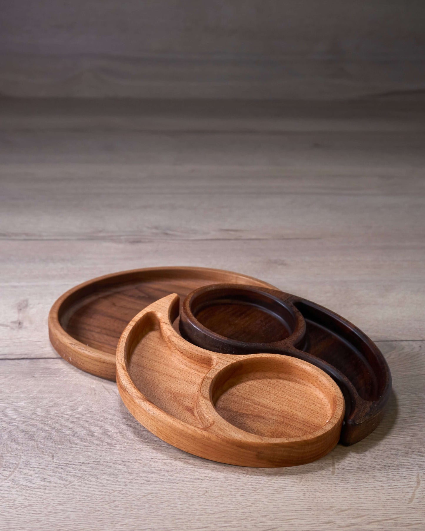 Wooden Plate "Yin Yang"_CrafTech