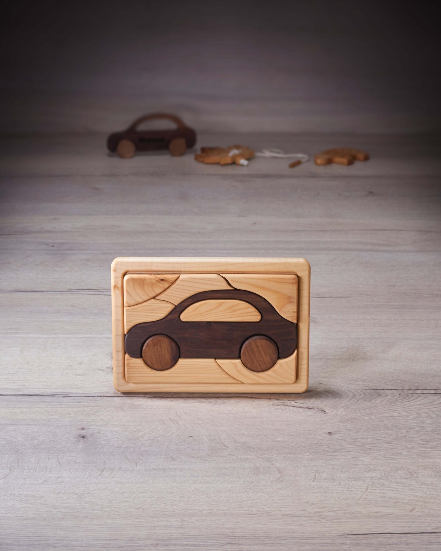 Wooden Car Puzzle_CrafTech