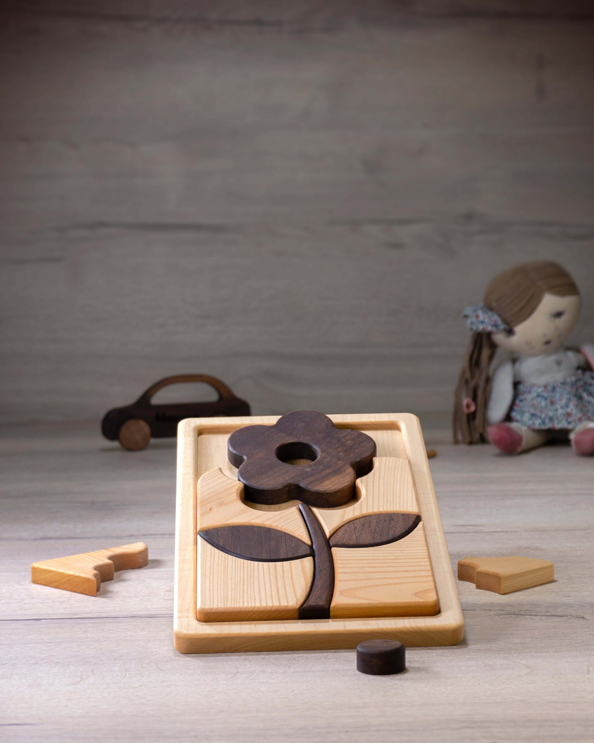 Wooden Flower Puzzle_CrafTech