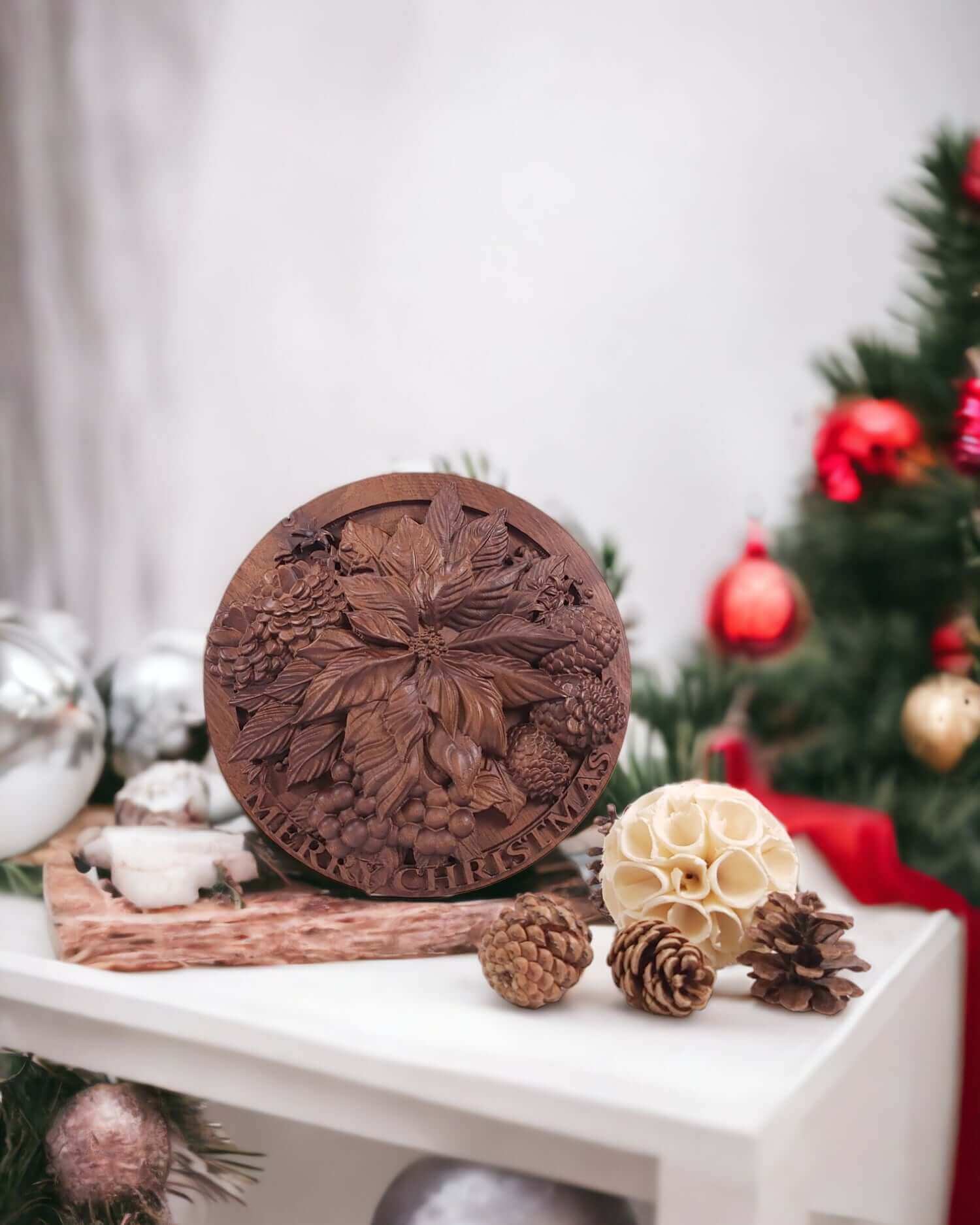 Wonderful Christmas Wood Wall Sculpture_CrafTech