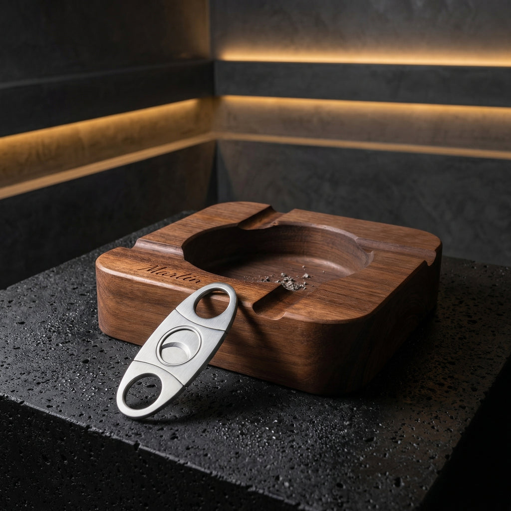 Масивен пепелник за пури