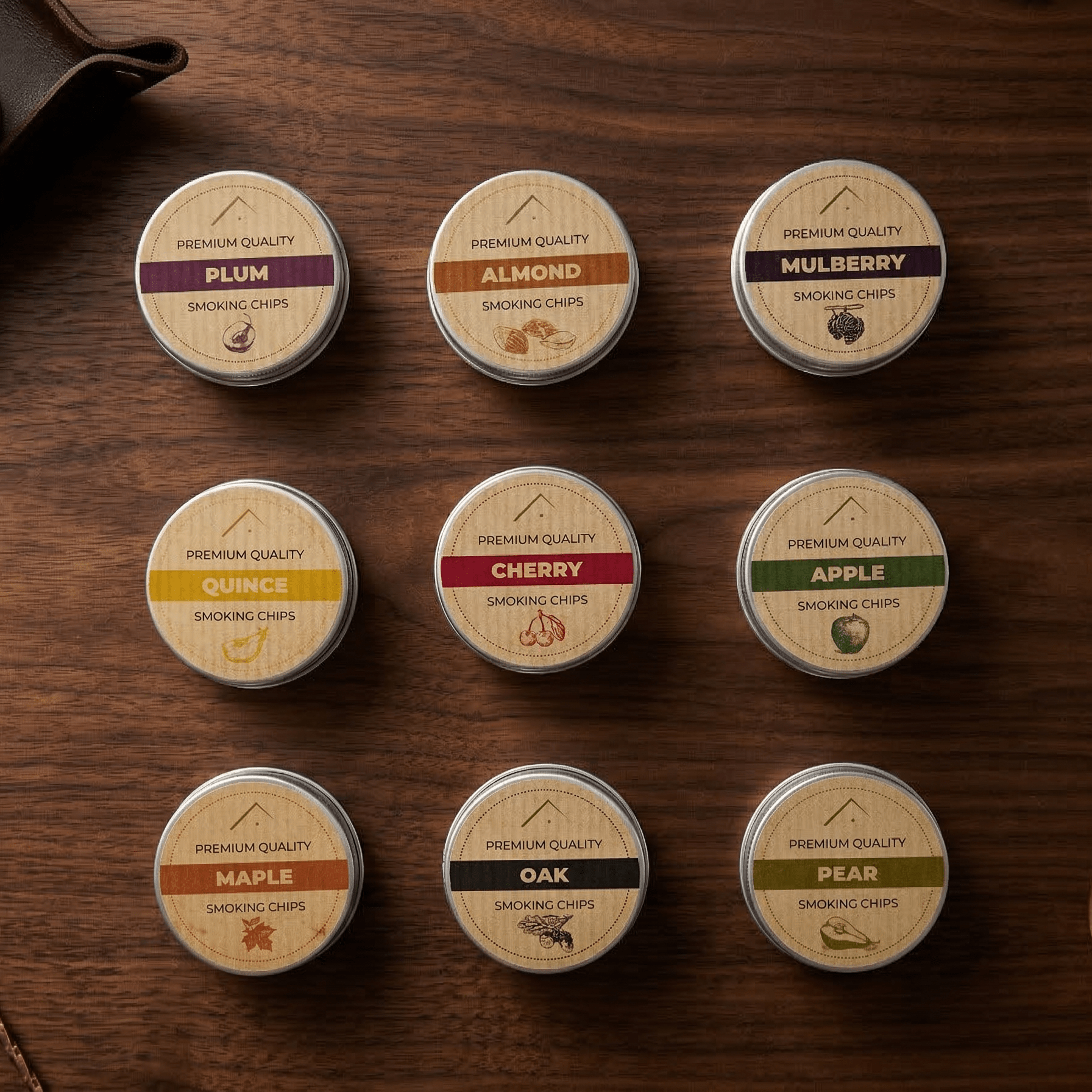 Колекция Чипсове от Благородна Дървесина за Опушване на Уиски - CrafTech