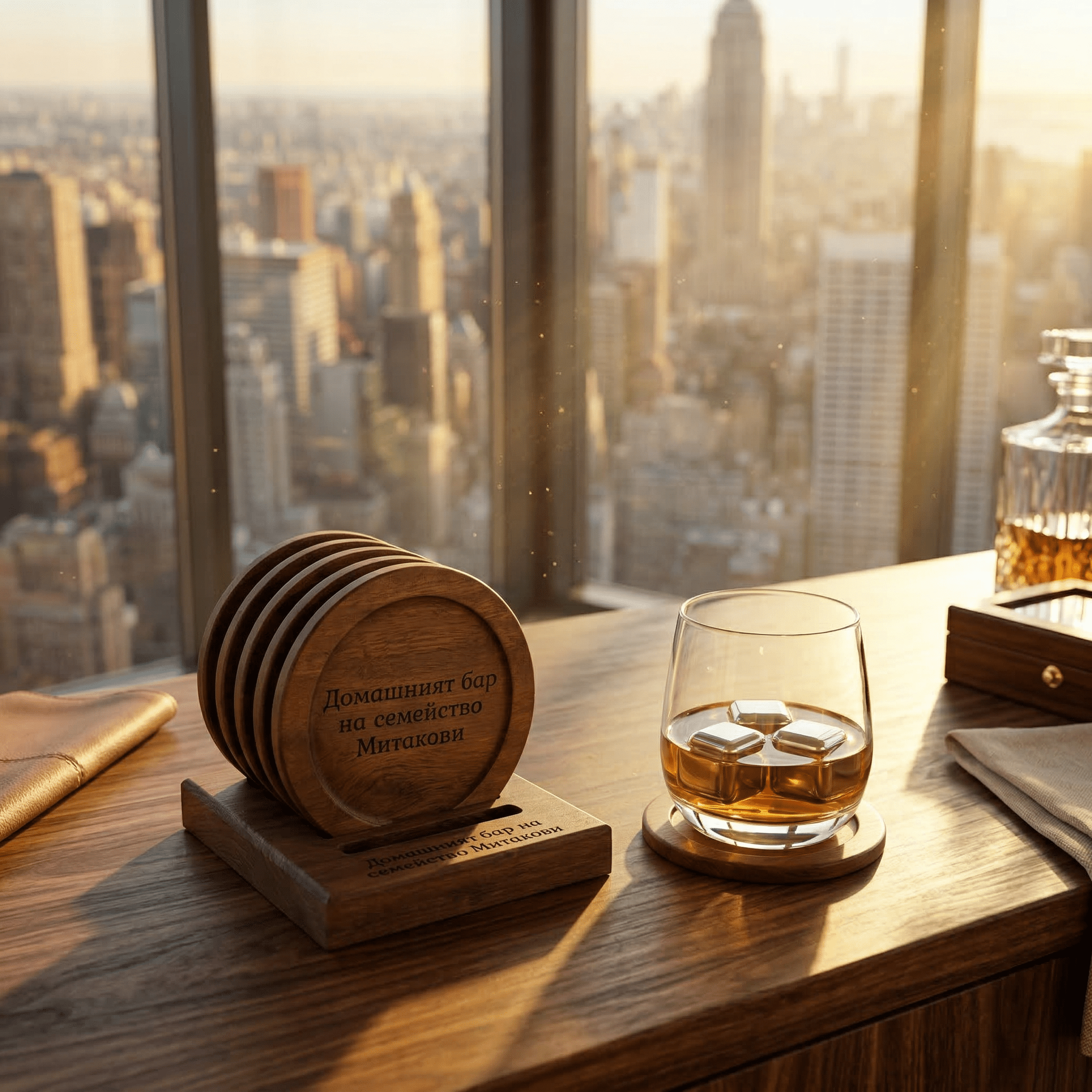 Премиум комплект подложки за чаши - CrafTech