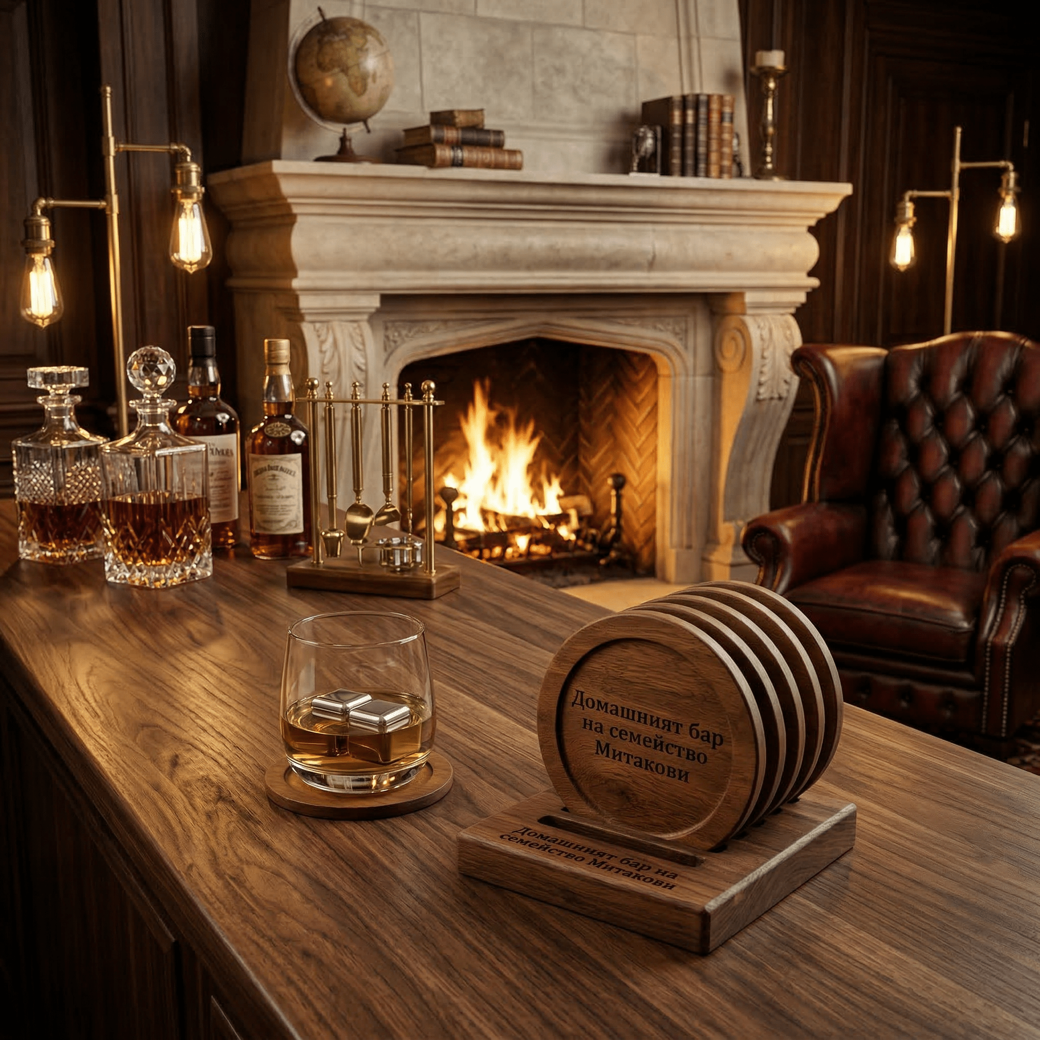 Премиум комплект подложки за чаши - CrafTech