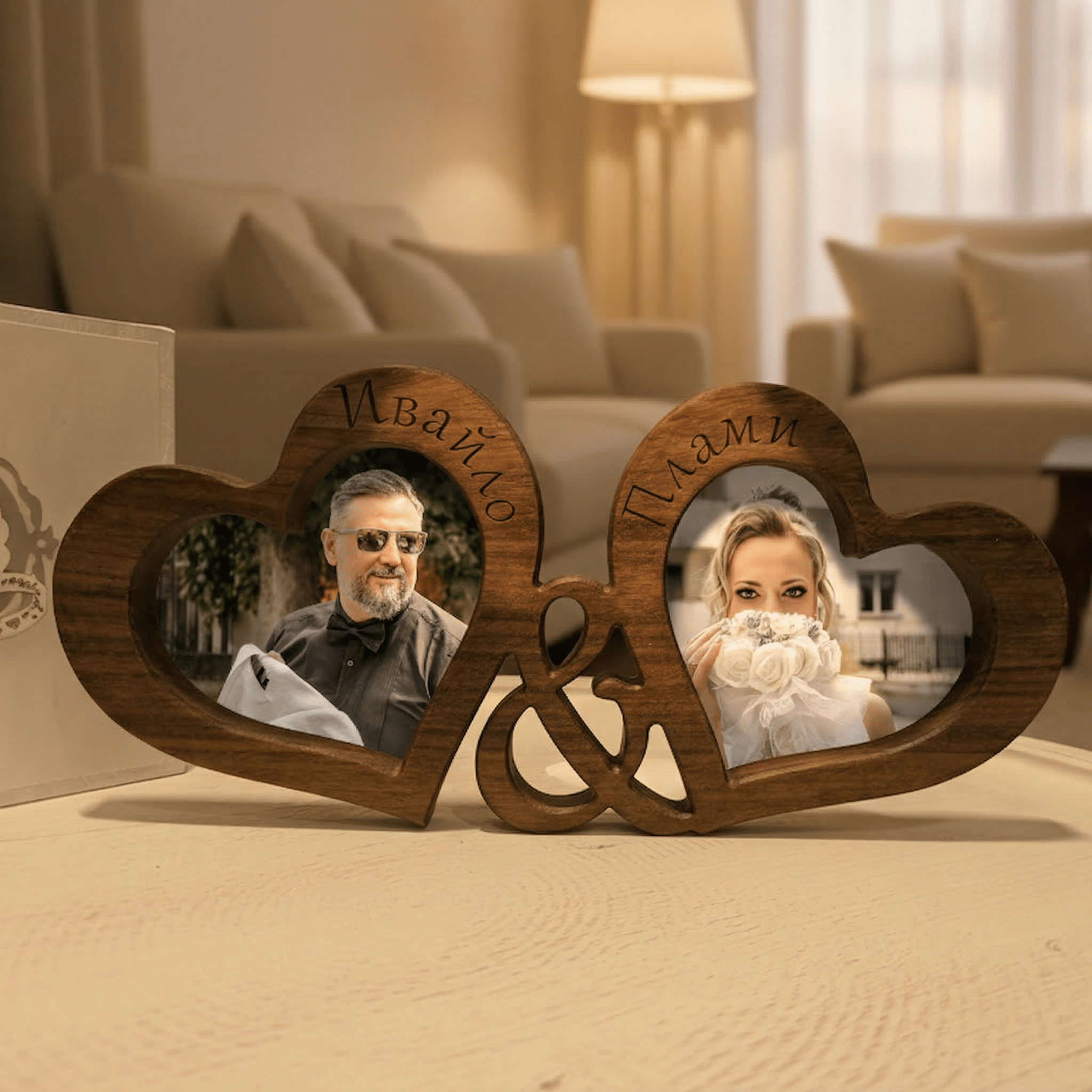 Рамка „Две сърца“ - CrafTech