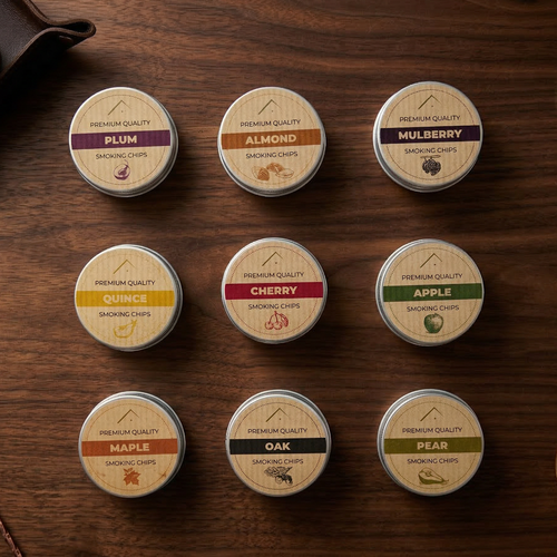 Колекция Чипсове от Благородна Дървесина за Опушване на Уиски